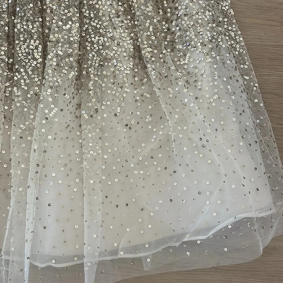 NWT ALICE + OLIVIA CATRINA SEQUIN TULLE SKIRT - Picture 7 of 11
